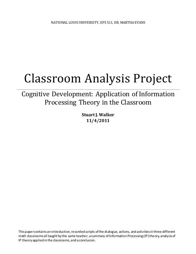 An introduction to the analysis of cognitive development what is cognitive development in early childhood